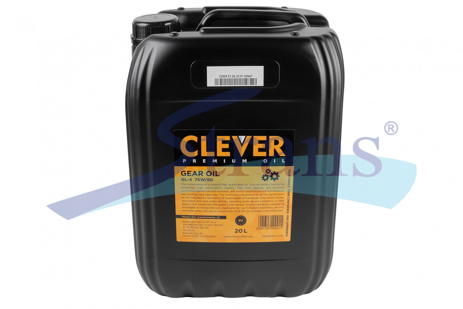 UD ギヤオイル GL-4 75W-80 20L Масло Трансмісійне Clever Gear Oil 75W-80 Gl-4 20Л